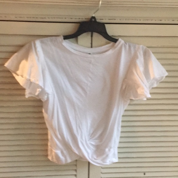Nordstrom Tops - Nordstrom BP Brass Plum white tee sz XS